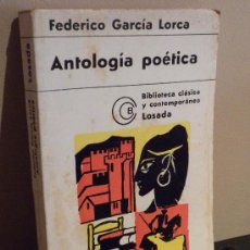 Livros em segunda mão: ANTOLOGÍA POÉTICA. FEDERICO GARCÍA LORCA. LOSADA, ED. ((BOLS2. Lote 30641496